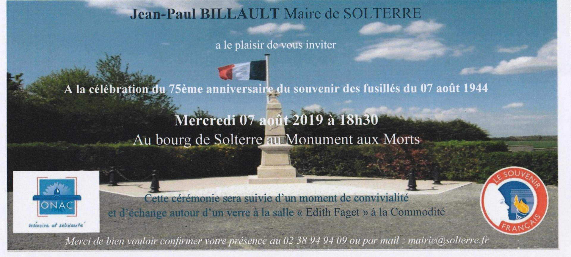 Ceremonie militaire de solterre